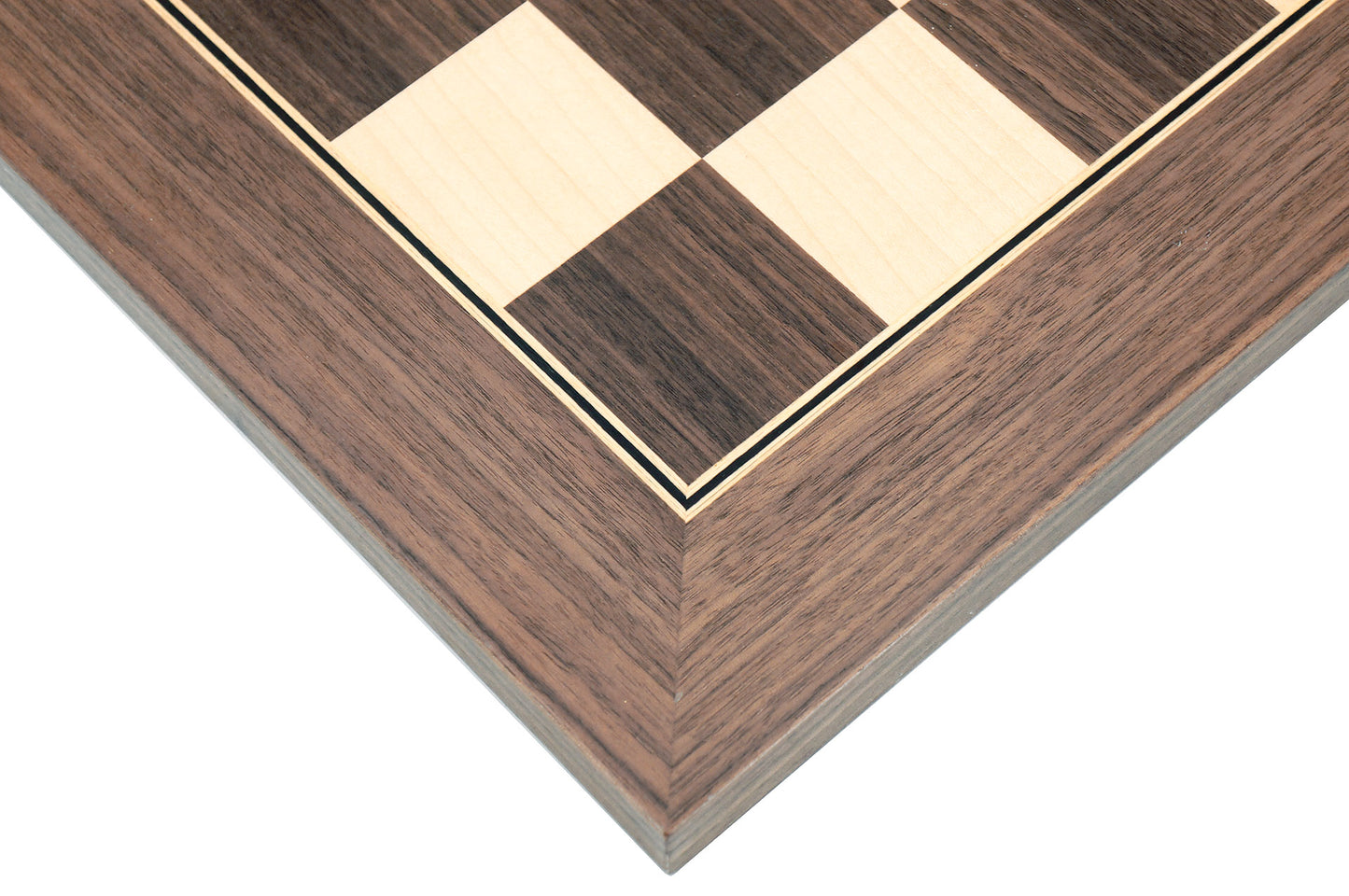 Walnut/Maple Wooden International Chess Board